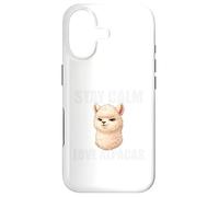 Stay Calm Love Alpacas - Funny Llama Farm Animal Case for iPhone 17