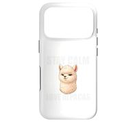Stay Calm Love Alpacas - Funny Llama Farm Animal Case for iPhone 17 Pro