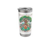 Stay Capy Capybara Zen Forest Nature Meditation Stainless Steel Insulated Tumbler