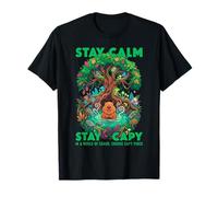 Stay Capy Capybara Zen Forest Nature Meditation T-Shirt