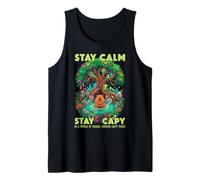 Stay Capy Capybara Zen Forest Nature Meditation Tank Top