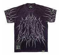 Stay Cold Apparel Black Razor (Purple Bleached) - Heavy Oversized T-shirt (250GSM) T-Shirt lilac XL