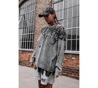 Stay Cold Apparel - Reign Of Blood Grey Bleach - Pullover - grey - XL - 100% Cotton XL