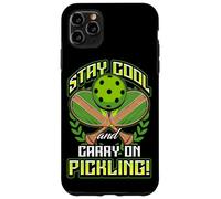 Stay Cool and Carry-On Pickling! Pickleball Case for iPhone 11 Pro Max