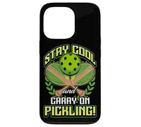 Stay Cool and Carry-On Pickling! Pickleball Case for iPhone 13 Pro