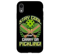 Stay Cool and Carry-On Pickling! Pickleball Case for iPhone XR