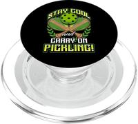 Stay Cool and Carry-On Pickling! Pickleball PopSockets PopGrip for MagSafe