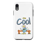 Stay Cool Funny Soda Can Cartoon Cute Summer Graphic Gift Te Case for iPhone XR