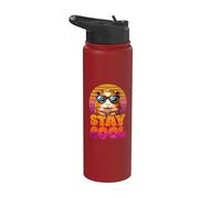 Stay Cool Guinea Pig Stuff | Retro Cute Vintage Guinea Pig Stainless Steel Insulated Water Bottle