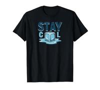 Stay Cool Melting Ice Cube Summer Refreshment T-Shirt, Men, Black, L