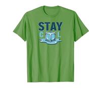 Stay Cool Melting Ice Cube Summer Refreshment T-Shirt, Men, Grass, L
