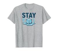 Stay Cool Melting Ice Cube Summer Refreshment T-Shirt, Men, Heather Grey, L