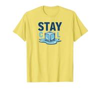 Stay Cool Melting Ice Cube Summer Refreshment T-Shirt, Men, Lemon, L
