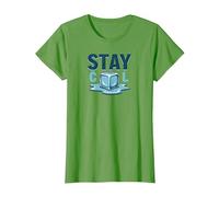 Stay Cool Melting Ice Cube Summer Refreshment T-Shirt, Women, Grass, L