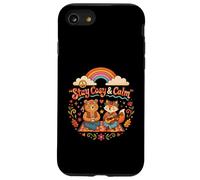 STAY COSY AND CALM CUTE HIPPIE ANIMALS Case for iPhone SE (2020) / 7/8