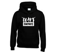 Stay cozy and stylish in this Funny Cartoon Gaming Dance Unisex Hooded Sweatshirt. Made of soft cotton-poly blend, it features a vibrant, durable graphic perfect for gaming fans and casual wear Black