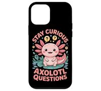 Stay Curious Axolotl Questions Case for iPhone 12 mini