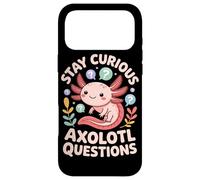 Stay Curious Axolotl Questions Case for iPhone 17 Pro Max
