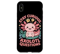 Stay Curious Axolotl Questions Case for iPhone XS Max