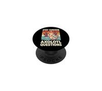 Stay Curious Axolotl Questions PopSockets Adhesive PopGrip
