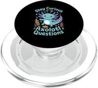 Stay Curious Axolotl Questions PopSockets PopGrip for MagSafe