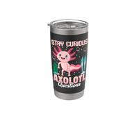 Stay Curious Axolotl Questions Stainless Steel Insulated Tumbler
