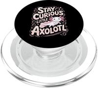 Stay Curious Little Axolotl PopSockets PopGrip for MagSafe