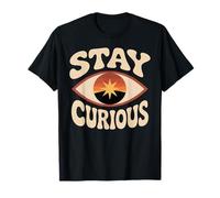 Stay Curious Retro Eye Symbol T-Shirt