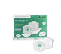 Stay Dry and Super Breathable Nursing Pads Disposable,Super Soft and Absorbent Breast Pads, Comfortable Breast Pads for Leaking Milk, Nipple Pads for Moms,White 150 Count