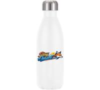 Stay Elusive with Fox and Mountains Vacuum Insulated Thermal Water Bottle White