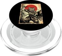 Stay Feral Funny Wild Feline Stray Cat PopSockets PopGrip for MagSafe