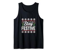 Stay Festive | Cozy Winter Homebody Design | Cute Holiday Tank Top