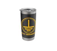 Stay Funny Grounded Electrical Engineering Mechanic Stainless Steel Insulated Tumbler