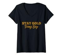 Stay Gold Ponyboy Outsider T-Shirt Gift V-Neck T-Shirt