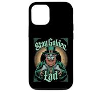 Stay Golden Lad Vintage Leprechaun St Patricks Day Irish Case for iPhone 12/12 Pro