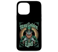 Stay Golden Lad Vintage Leprechaun St Patricks Day Irish Case for iPhone 13 Pro Max