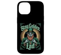 Stay Golden Lad Vintage Leprechaun St Patricks Day Irish Case for iPhone 14