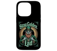 Stay Golden Lad Vintage Leprechaun St Patricks Day Irish Case for iPhone 14 Pro