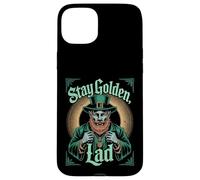 Stay Golden Lad Vintage Leprechaun St Patricks Day Irish Case for iPhone 15 Plus