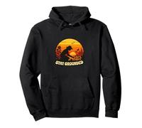 Stay Grounded Gardening Nature Lover Sunset Silhouette Pullover Hoodie