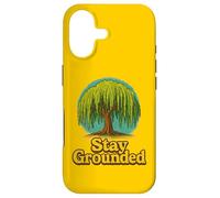 Stay Grounded Weeping Willow Tree Nature Quote Design Case for iPhone 17