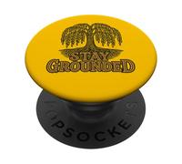 Stay Grounded Weeping Willow Tree Nature Quote Design PopSockets Adhesive PopGrip
