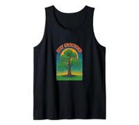 Stay Grounded Weeping Willow Tree Nature Quote Design Tank Top
