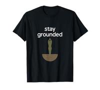 Stay Grounded Yoga Mountain Pose Mindfulness Design Zen T-Shirt