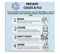 Stay Healthy Poster Winter Illness Prevention