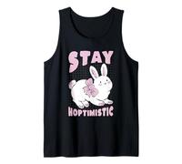 Stay Hoptimistic Bunny Easter Motivation Cute Tank Top