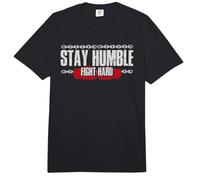 Stay Humble Hard Fight | Boxing Gloves | Fighter Boxer Comfort Colors Adult Heavyweight T-Shirt