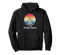 Stay humble stack sats build wealth invest crypto bitcoin Pullover Hoodie