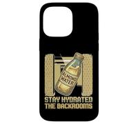Stay Hydrated The Backrooms Almond Water Case for iPhone 14 Pro Max