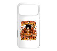 Stay Jive Eat Pie Retro 70s Turkey Funny Thanksgiving Case for iPhone 17 Pro Max